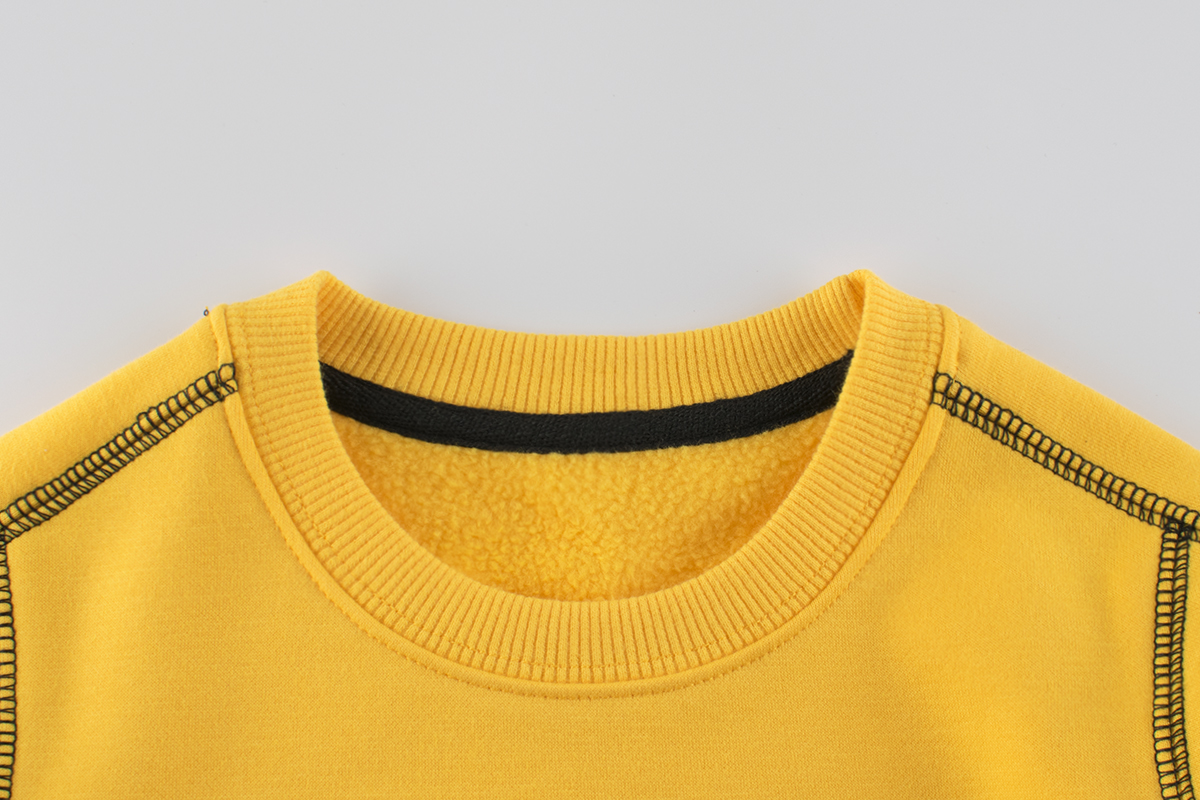 Baby boy sweatshirt Boys Multi Color Contrast Letter Print Long-sleeved ...