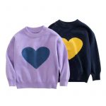 Knitting Sweater Wholesale,Grils Sweaters,Round Collar Geometric Sweater 13