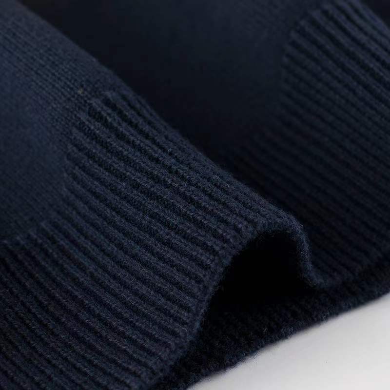Knitting Sweater Wholesale,Grils Sweaters,Round Collar Geometric Sweater 6