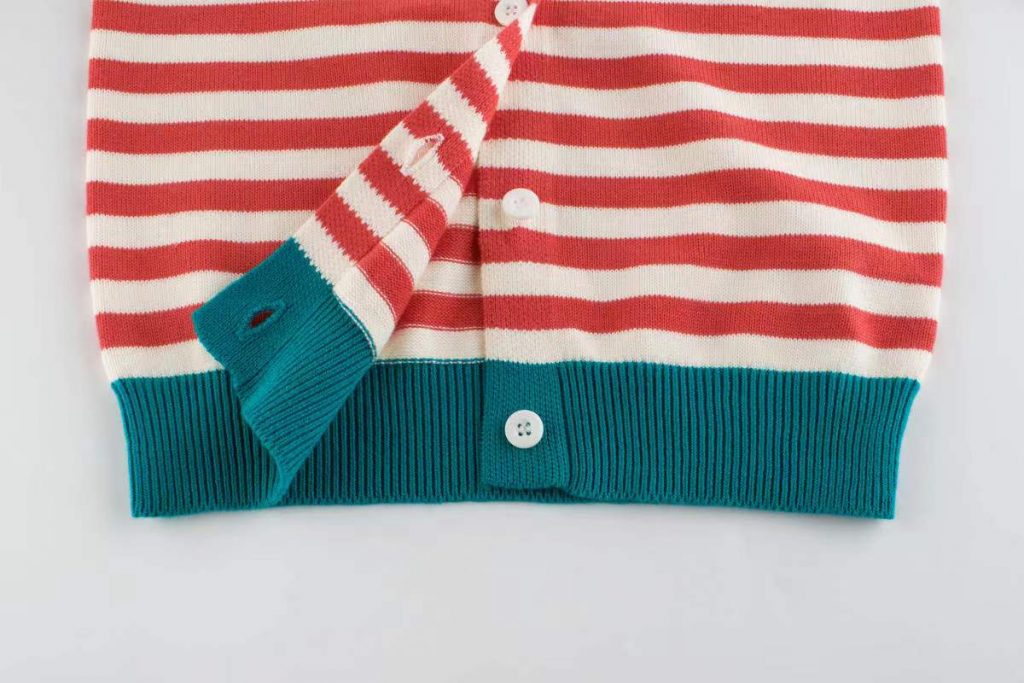 Strips Knit Cardigan,Long Sleeve Cardigan Knitwear 6