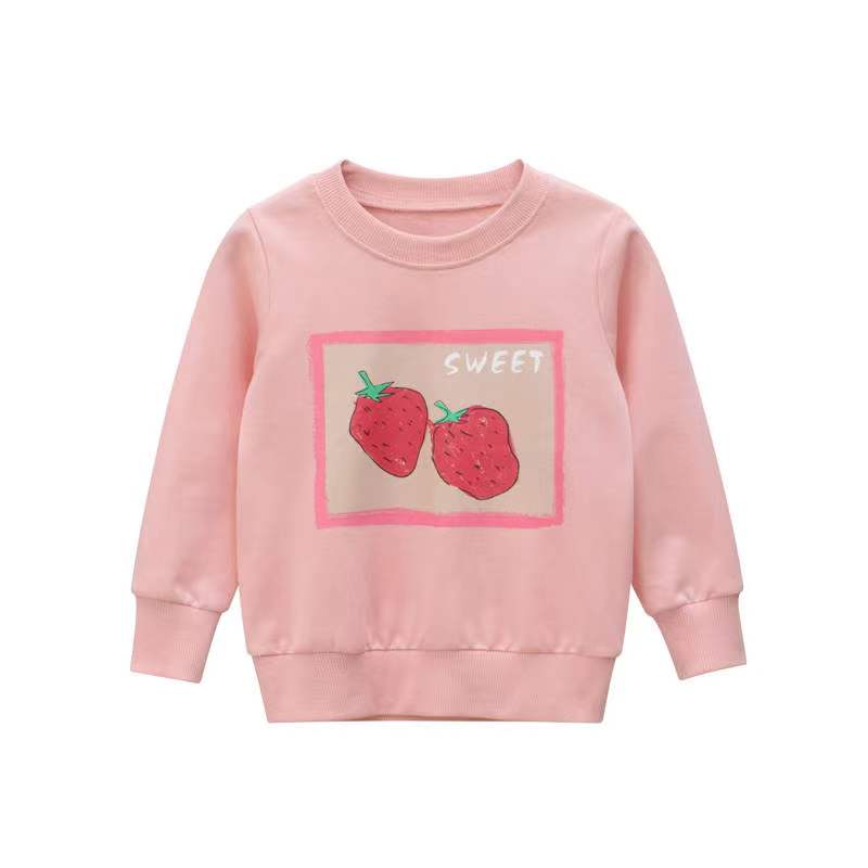 Fruit Print Sweatshirt,Girls Sweatshirt,Girls Spring Sweatshirt 2