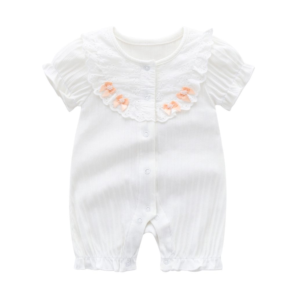 Baby Girl Lace Romper 5