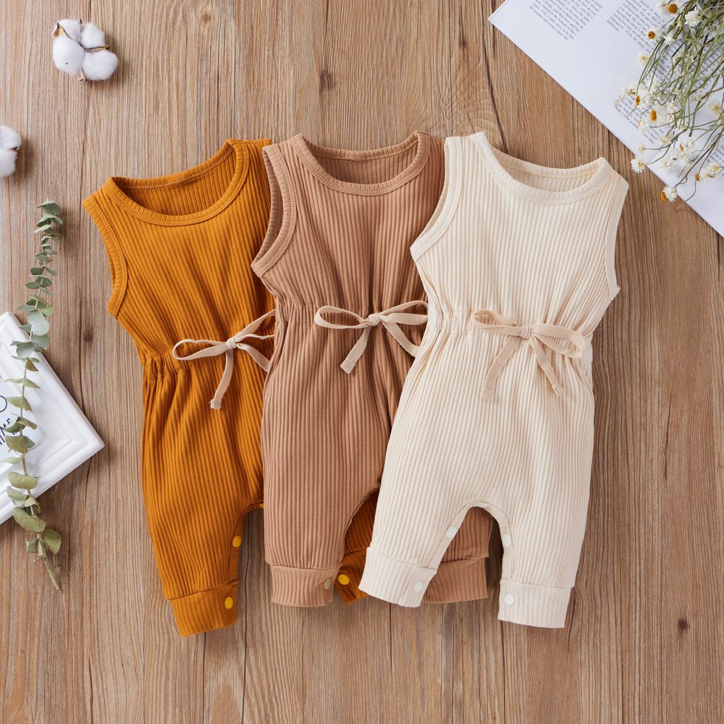 Plain Baby Rompers Wholesale 1