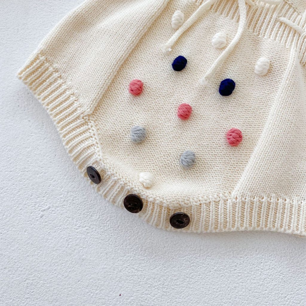 Handmade Baby Girk Knit Jumpsuit 6