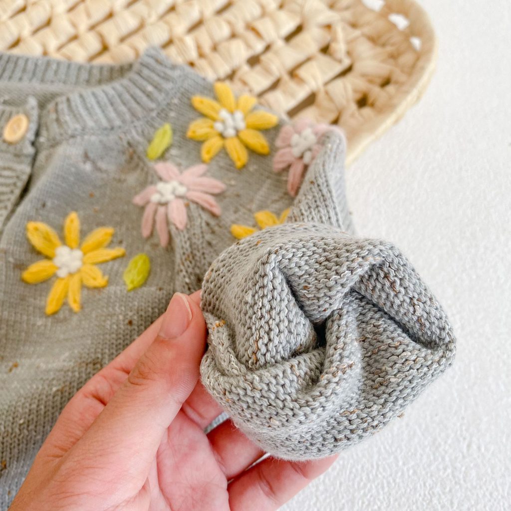Hand Knit Baby Cardigan 4