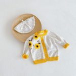 Hand Knit Baby Cardigan 6