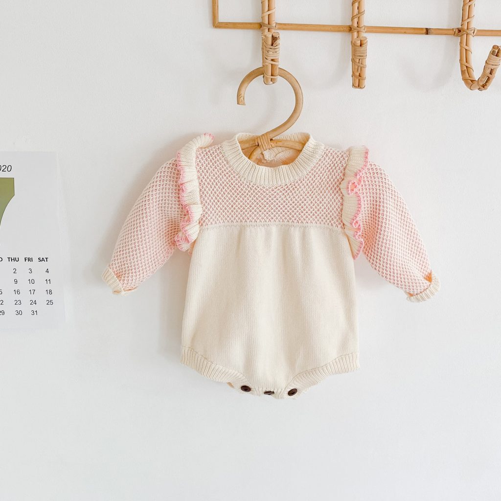 Knit Soft Baby Bodysuit 1
