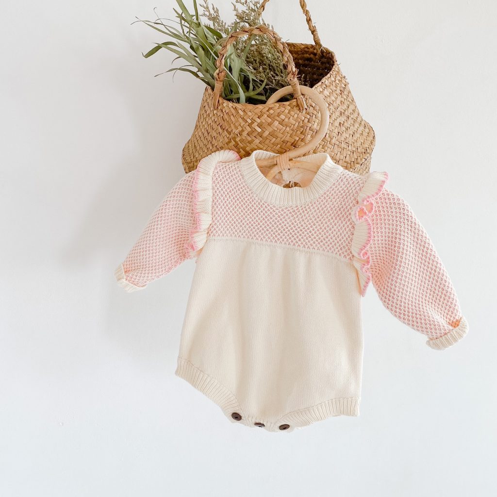 Knit Soft Baby Bodysuit 2