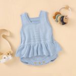 Baby Boy Knitted Romper 9
