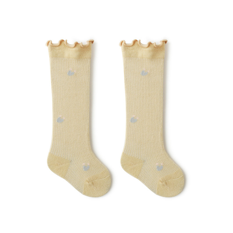 Girls Ruffle Knitted Knee Socks 4