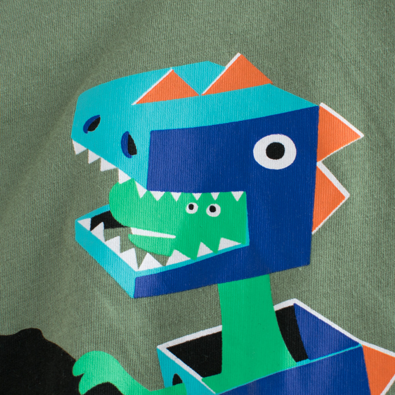 Printed Dinosaur Top T-shirt 3