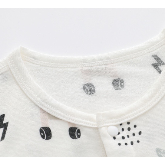 Hypoallergenic Bamboo Sleep suit Baby 2pcs Rabbit Graphic Single ...
