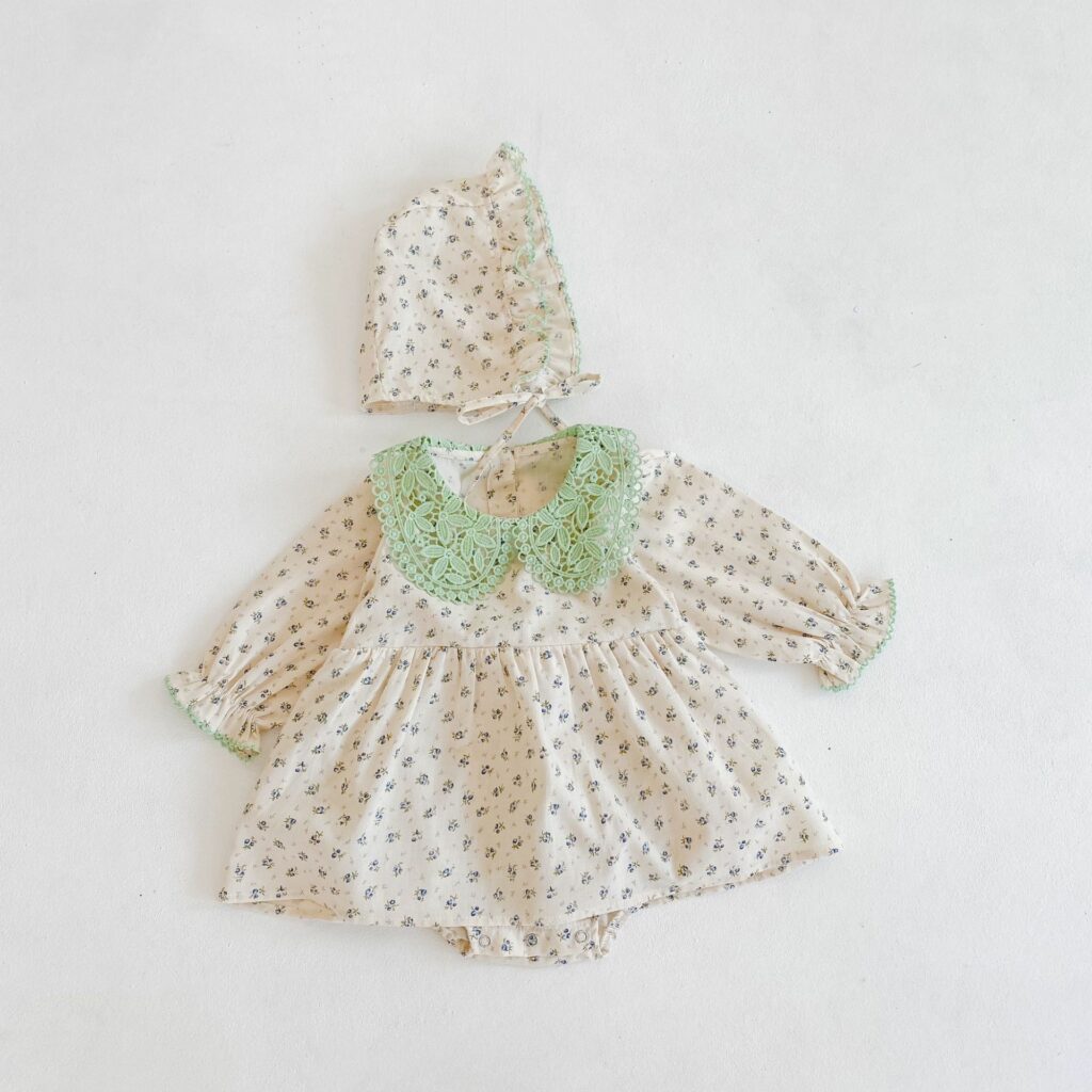 Sweet Toddler Girl Bodysuit Dress 2