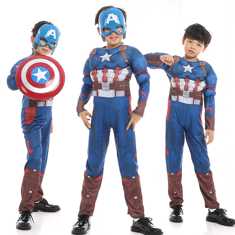 Best Halloween Costumes Halloween Anime Captain America Muscle Cosplay ...