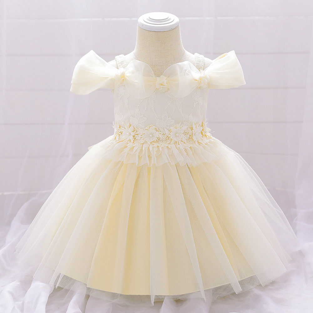 Cheap Newborn Baby Girl Dress Party Dresses for Girls 1st Birthday Princess  Dress Lace Christening Gown Baptism Wedding Dress | Joom