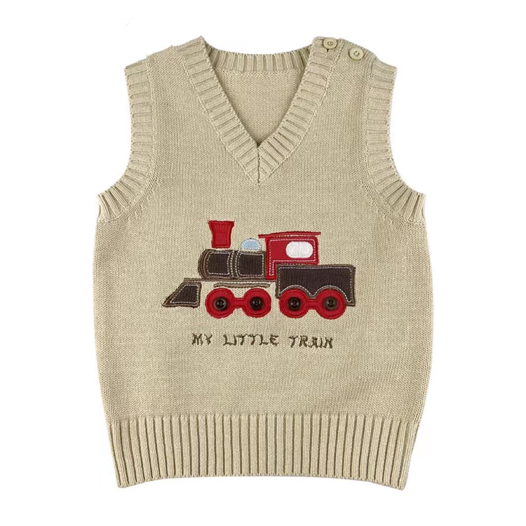 Baby Sweater Vest 1