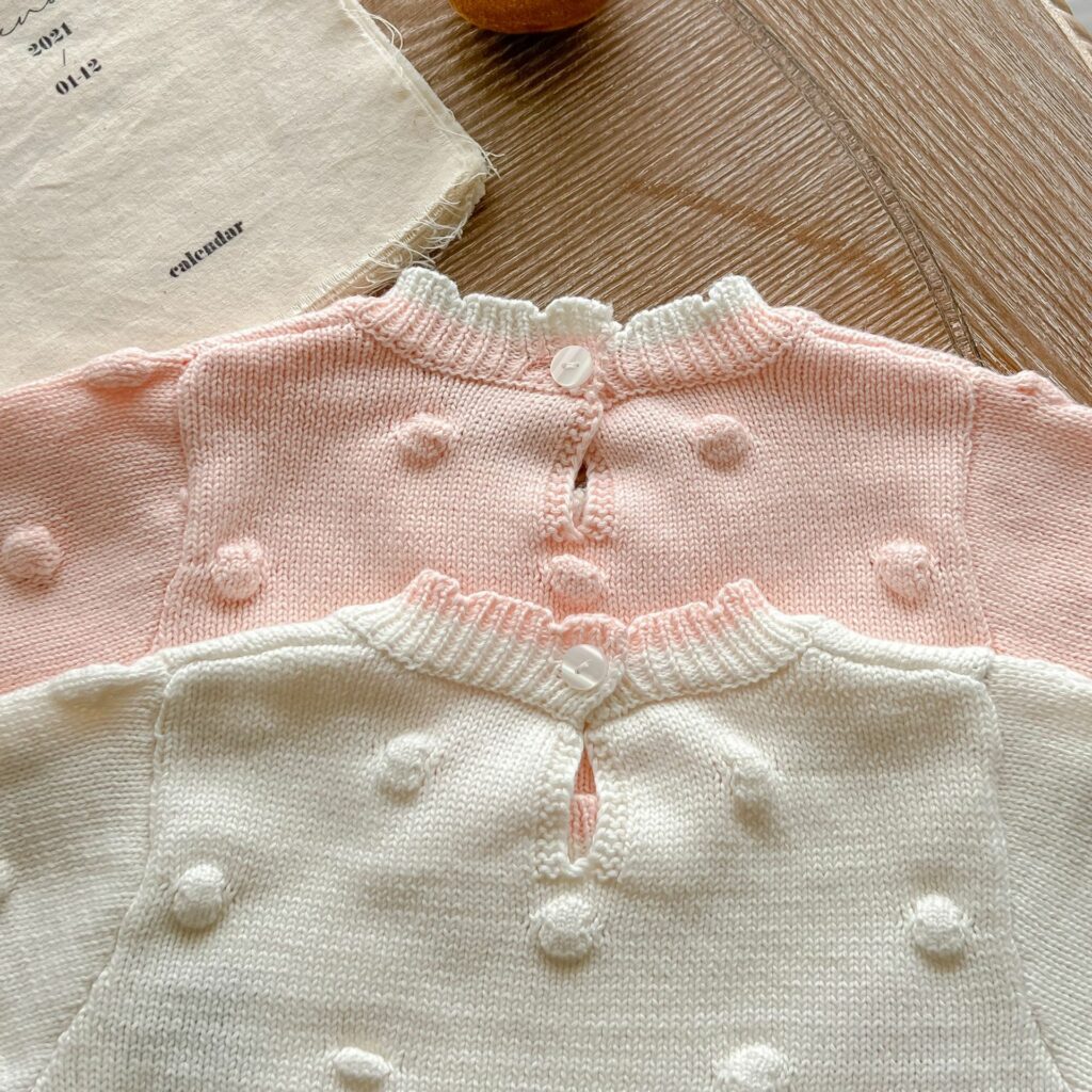Baby Long Sleeves Knit Onesies 5