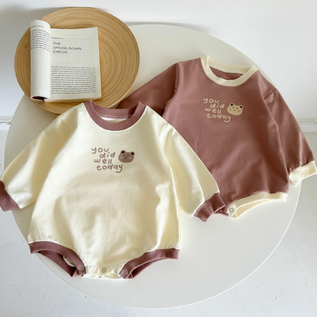 O-Neck Bodysuit For Baby 1