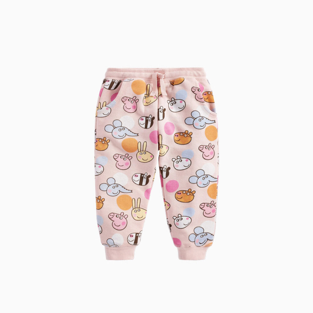Cute Pants Ideas Outfits Baby Girl Cartoon Print Pattern Loose Soft ...