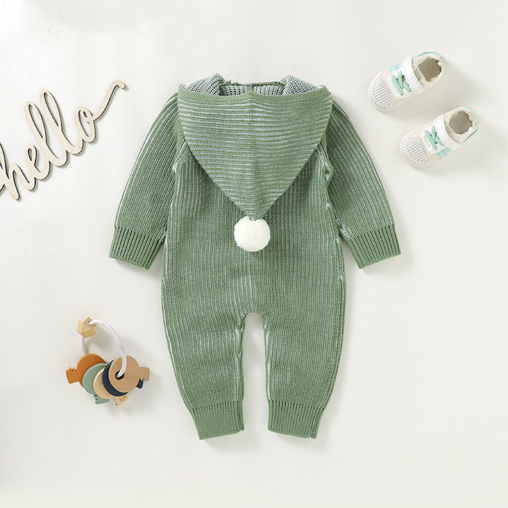 Simple Style Knitted Romper 5