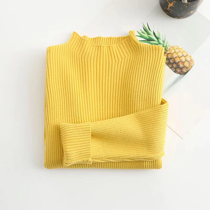 Solid Knitting Sweater 13