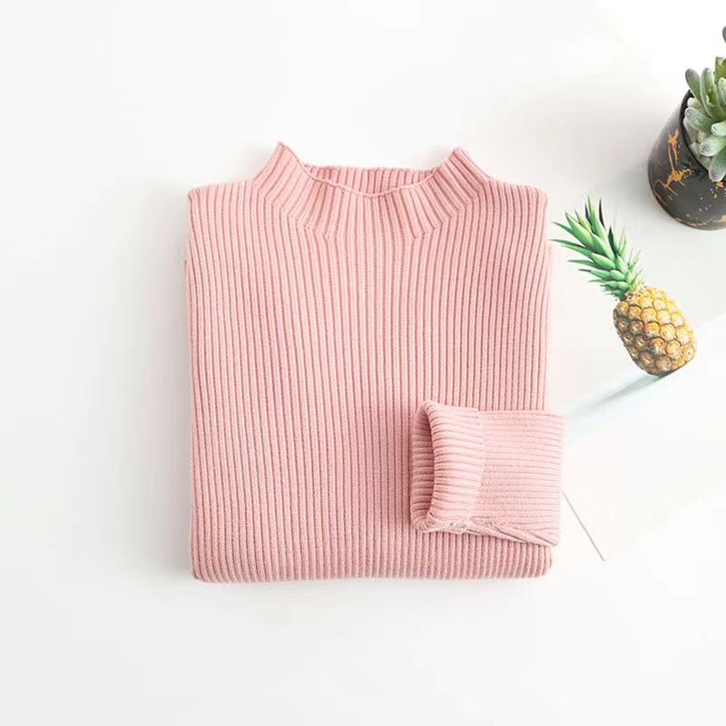 Solid Knitting Sweater 14