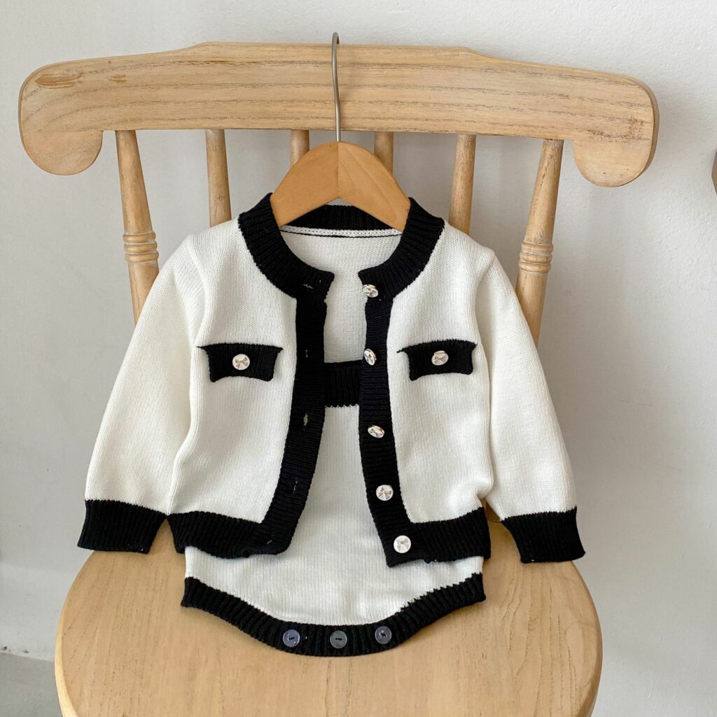 Chanel Style Baby Clothes 5