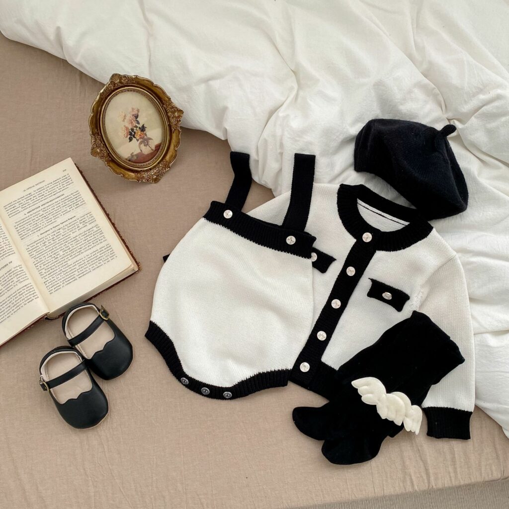 Chanel Style Baby Clothes 3
