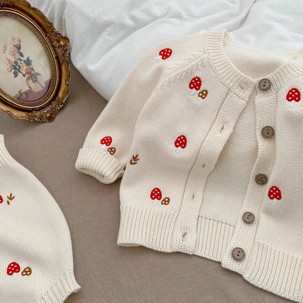 Baby knit Cardigan Sets 6