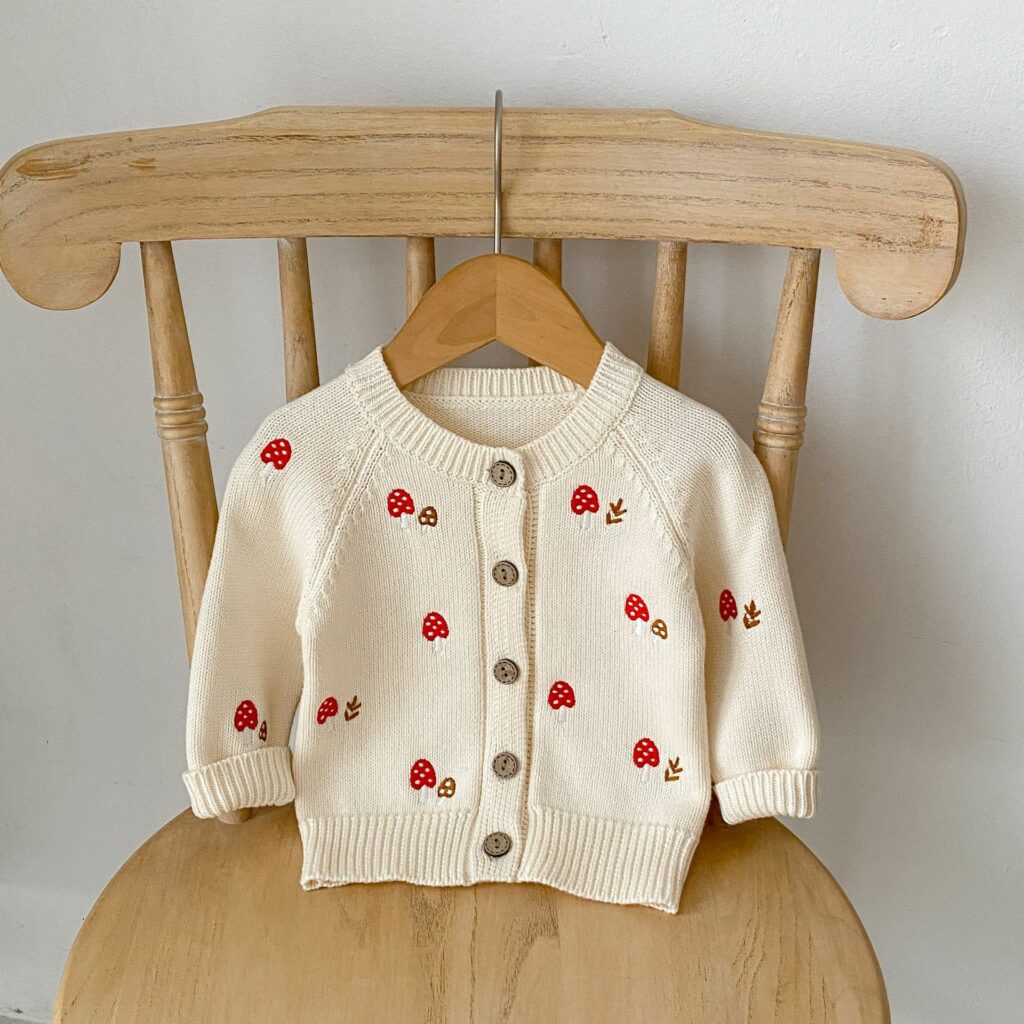 Baby knit Cardigan Sets 4