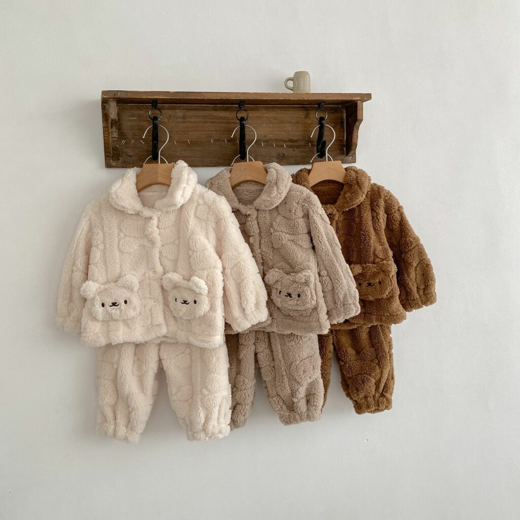 Baby Plush Cardigan In Sets In Winter 6