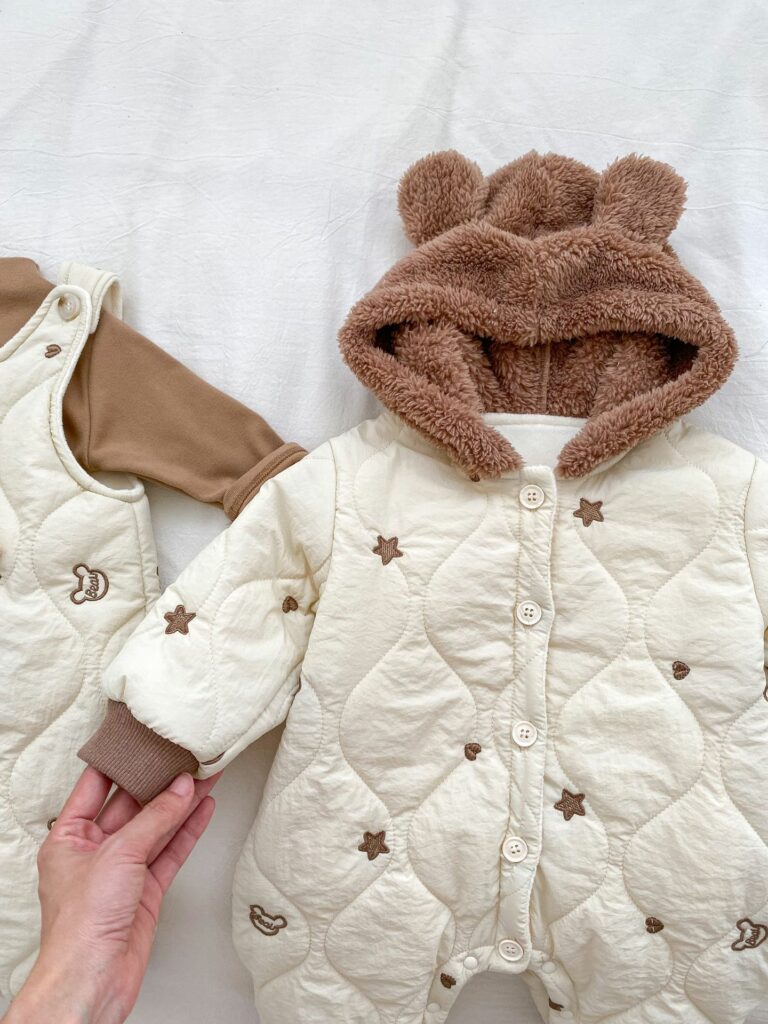 Infant Baby Jumpsuit In Winter 3