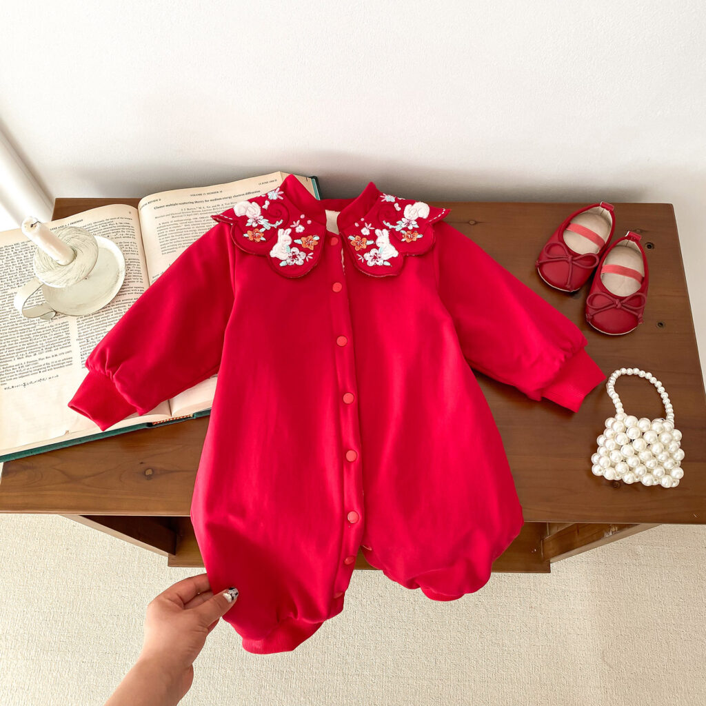 2023 new winter baby girl outfits one piece 10