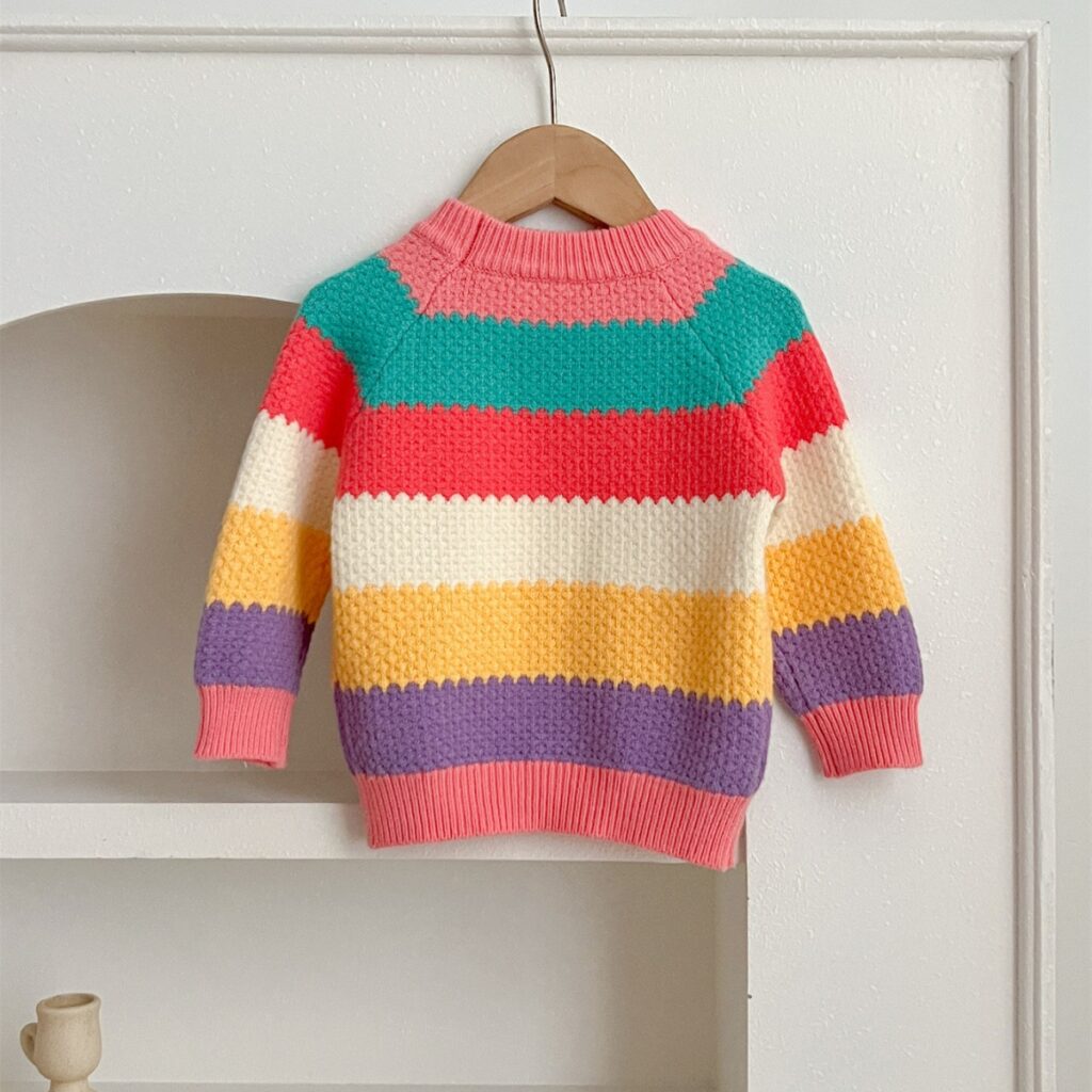 Rainbow Knitting Sweater 2