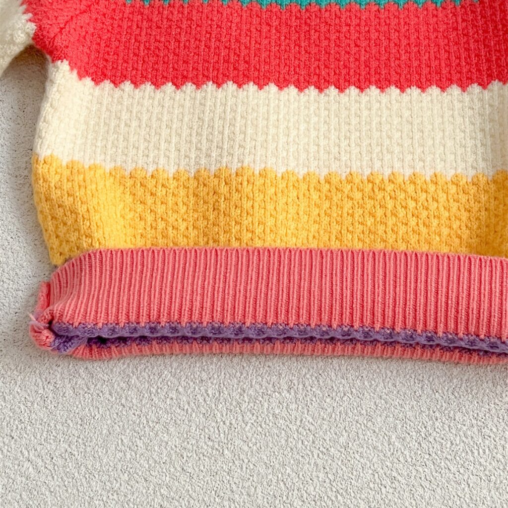 Rainbow Knitting Sweater 4