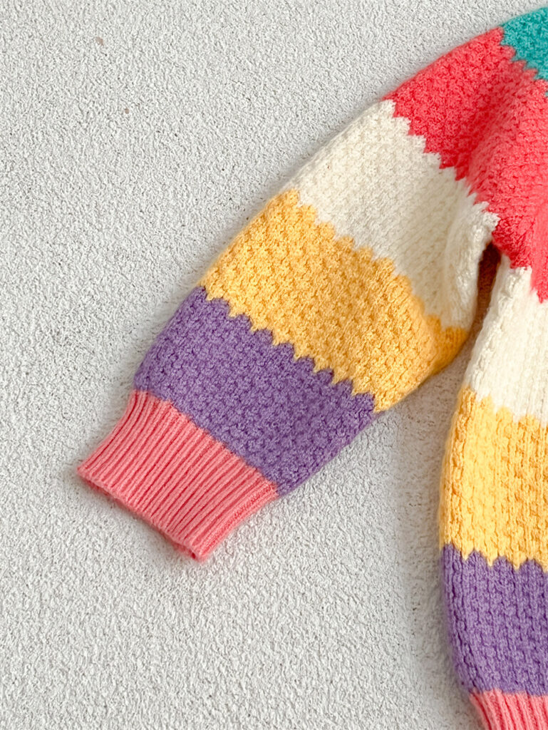 Rainbow Knitting Sweater 7