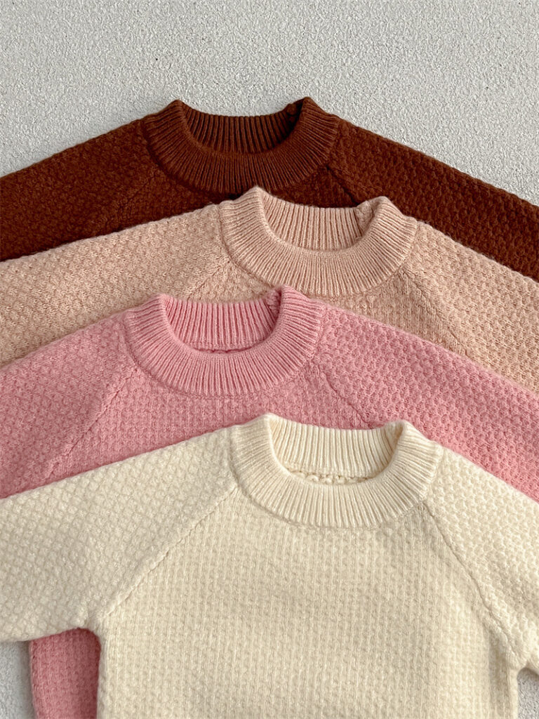 Baby Solid Knitting Sweater 6