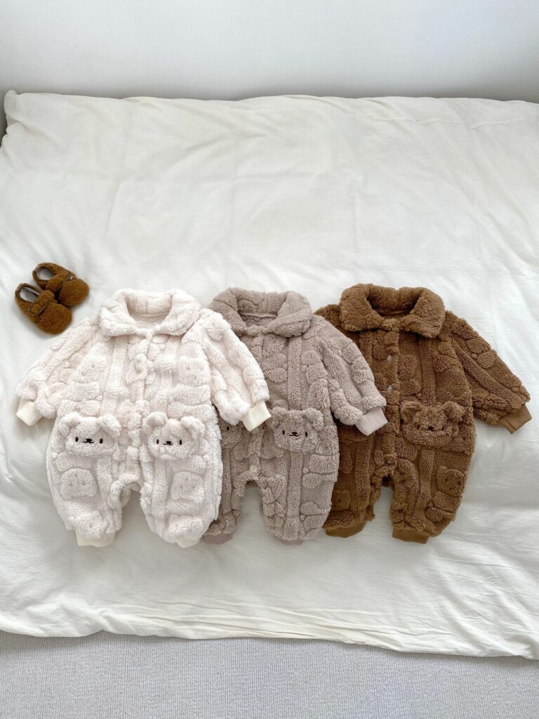 Baby Winter Pajamas Romper 1