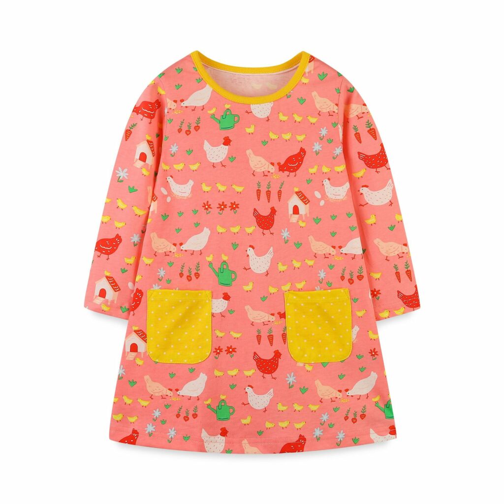 Girls Cartoon Dress Wholesale 5