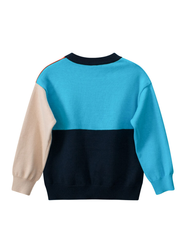 Kids Colors Patchwork Pullover 2