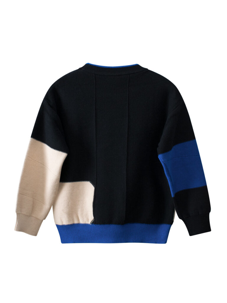 Kids Colors Patchwork Pullover 2