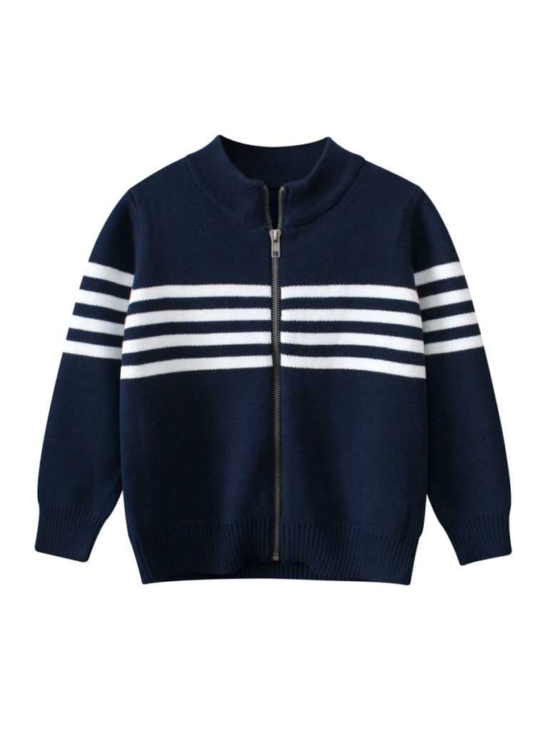 Basic Zipper Sweater Coat Online 1