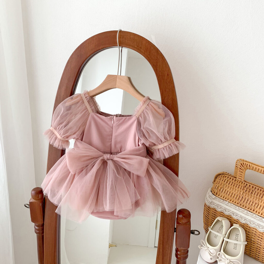 Baby Short Sleeve Dress Wholesale 2