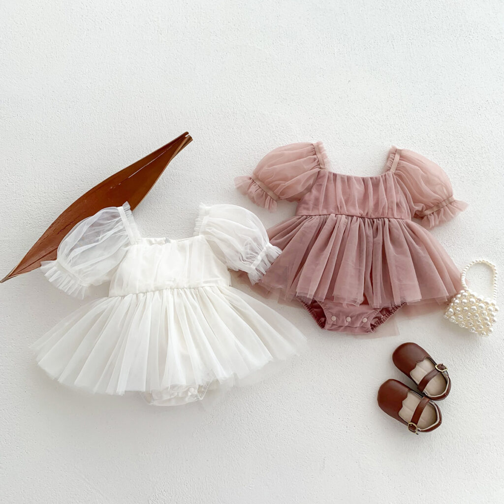 Baby Short Sleeve Dress Wholesale 1