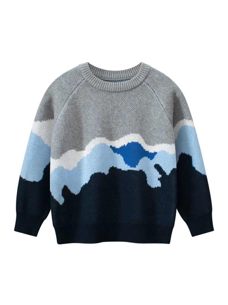 Kids Colors Patchwork Pullover 1