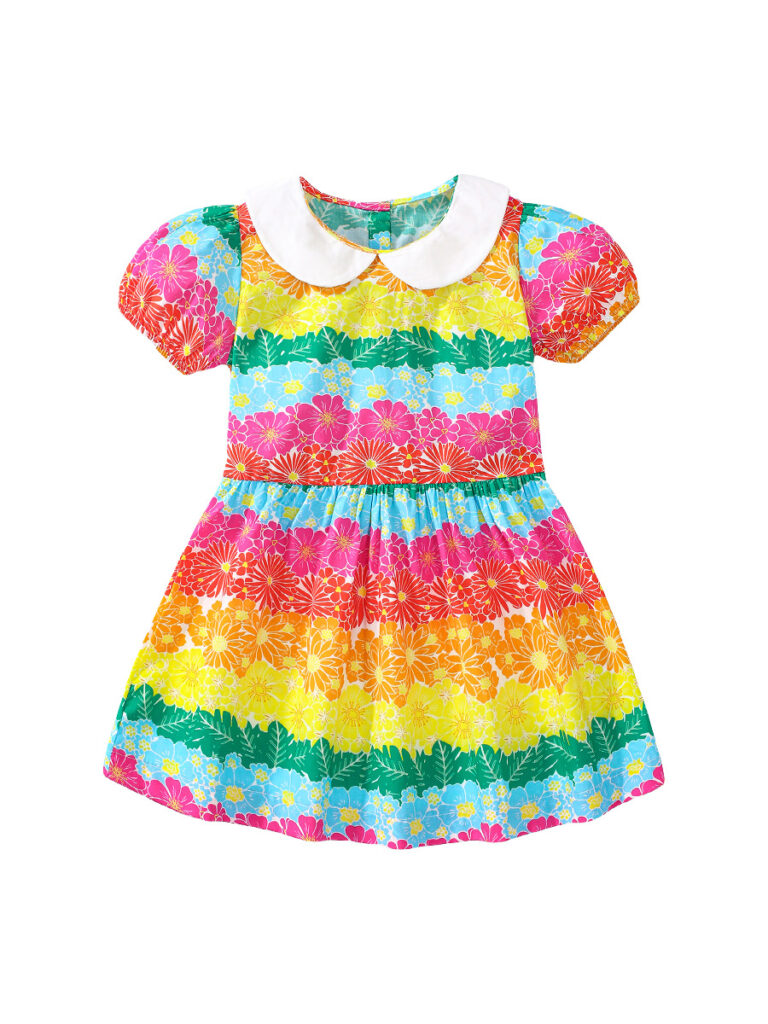 Short Sleeve Dress for Girls Wholesale 5