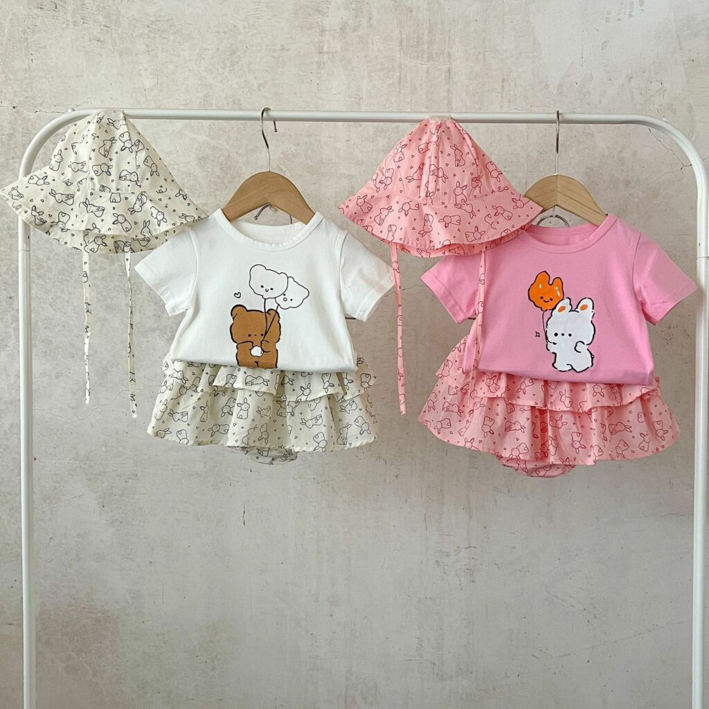 Baby Girls Summer Clothing Sets on Sale 1
