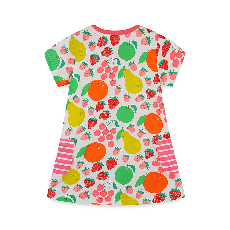 Girls Summer Dress Wholesale Summer New Arrival Girls' Fashion Fruits ...