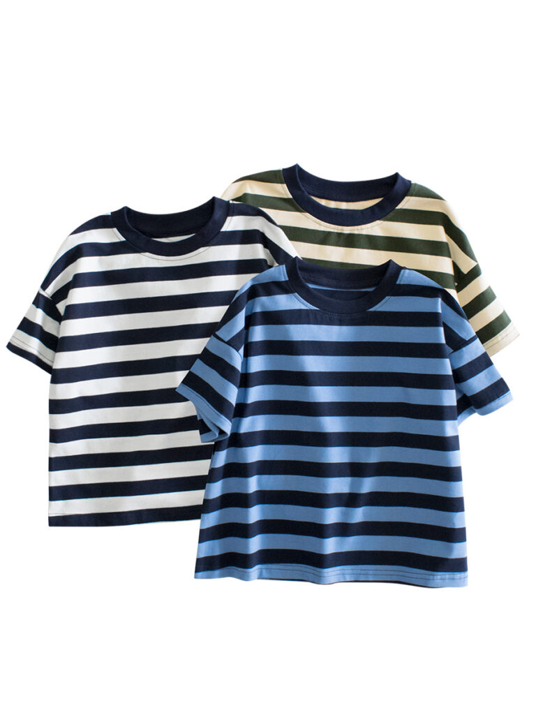 Wholesale Price Kids Striped T-Shirt 1