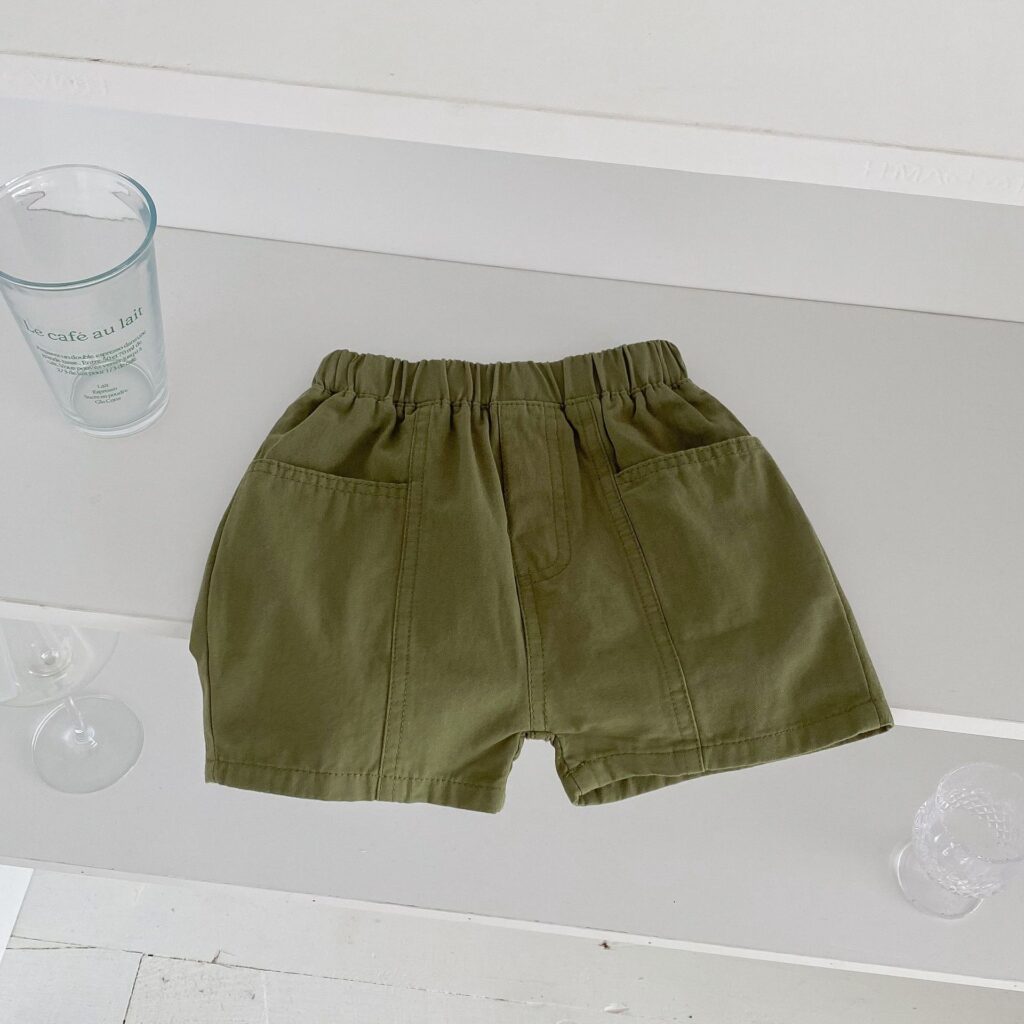 Kids Plain Cool Shorts Wholesale 4